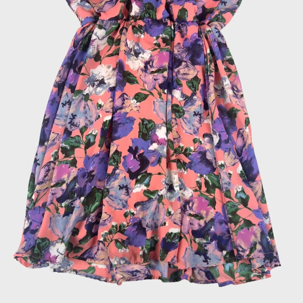 Lush Floral Print Midi Dress - Picture 4 of 8